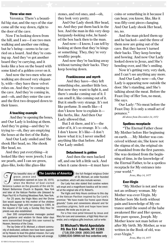 HST 3 The Nativity - back page
