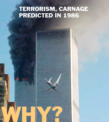 Plane crashing into Tower photo