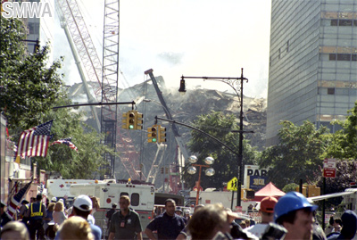 What's left of the Twin Towers?