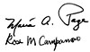 Maria and Rosa signature